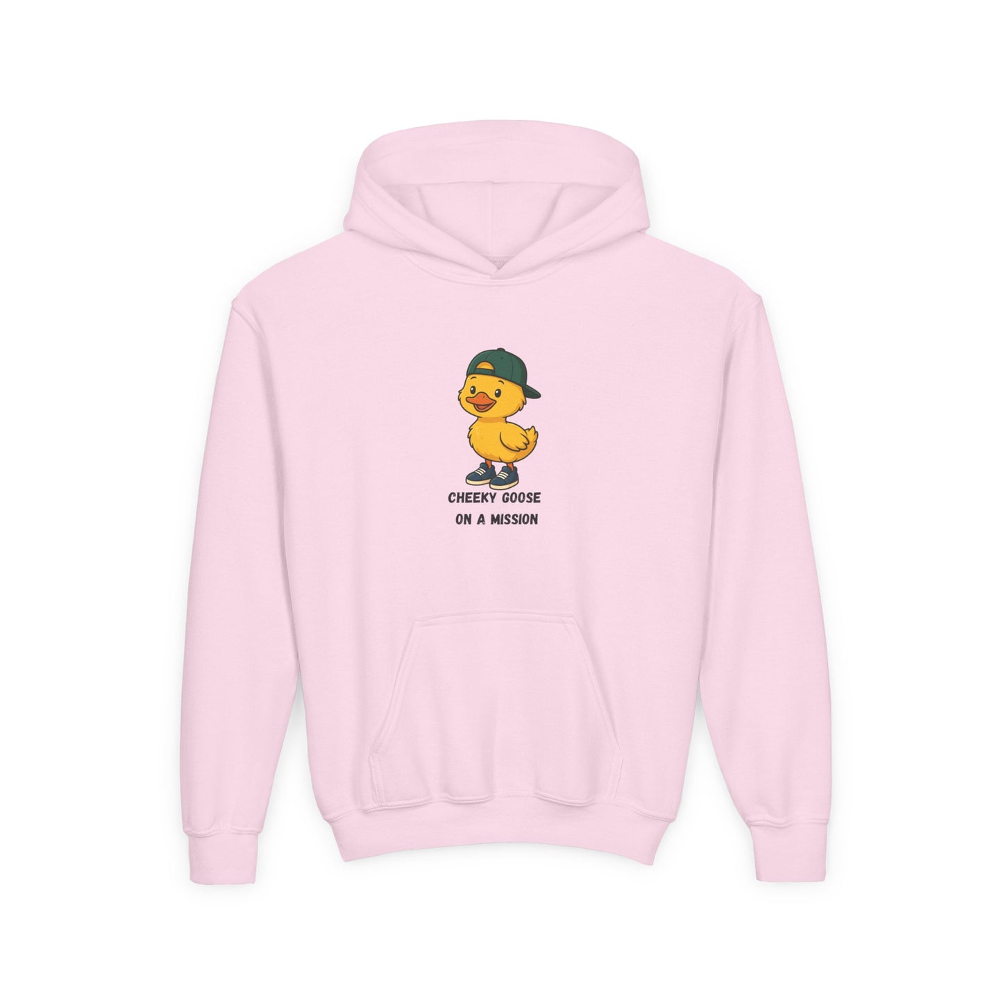 CHEEKY GOOSE ON A MISSION HOODIE