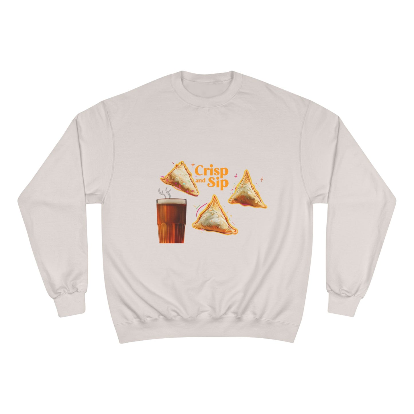 "CRISP AND SIP" CHAMPION SWEATSHIRT