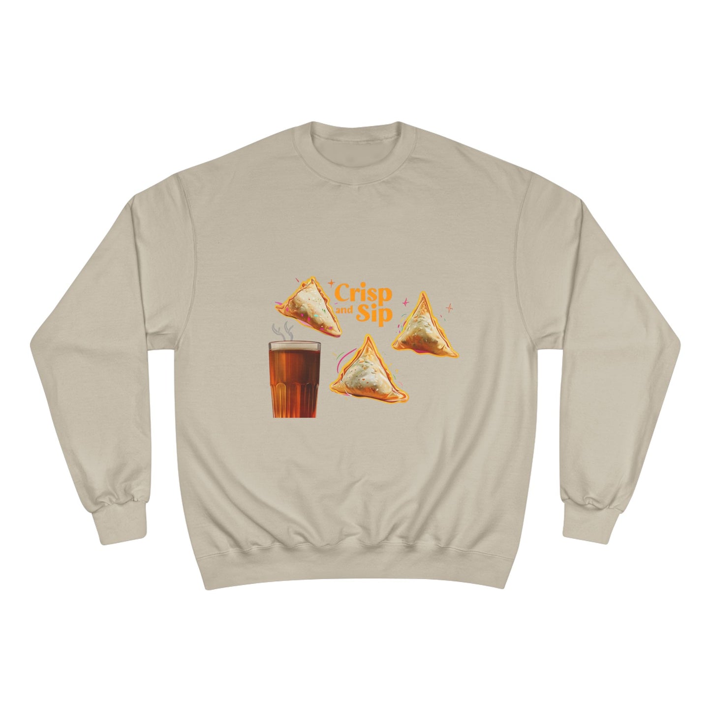 "CRISP AND SIP" CHAMPION SWEATSHIRT