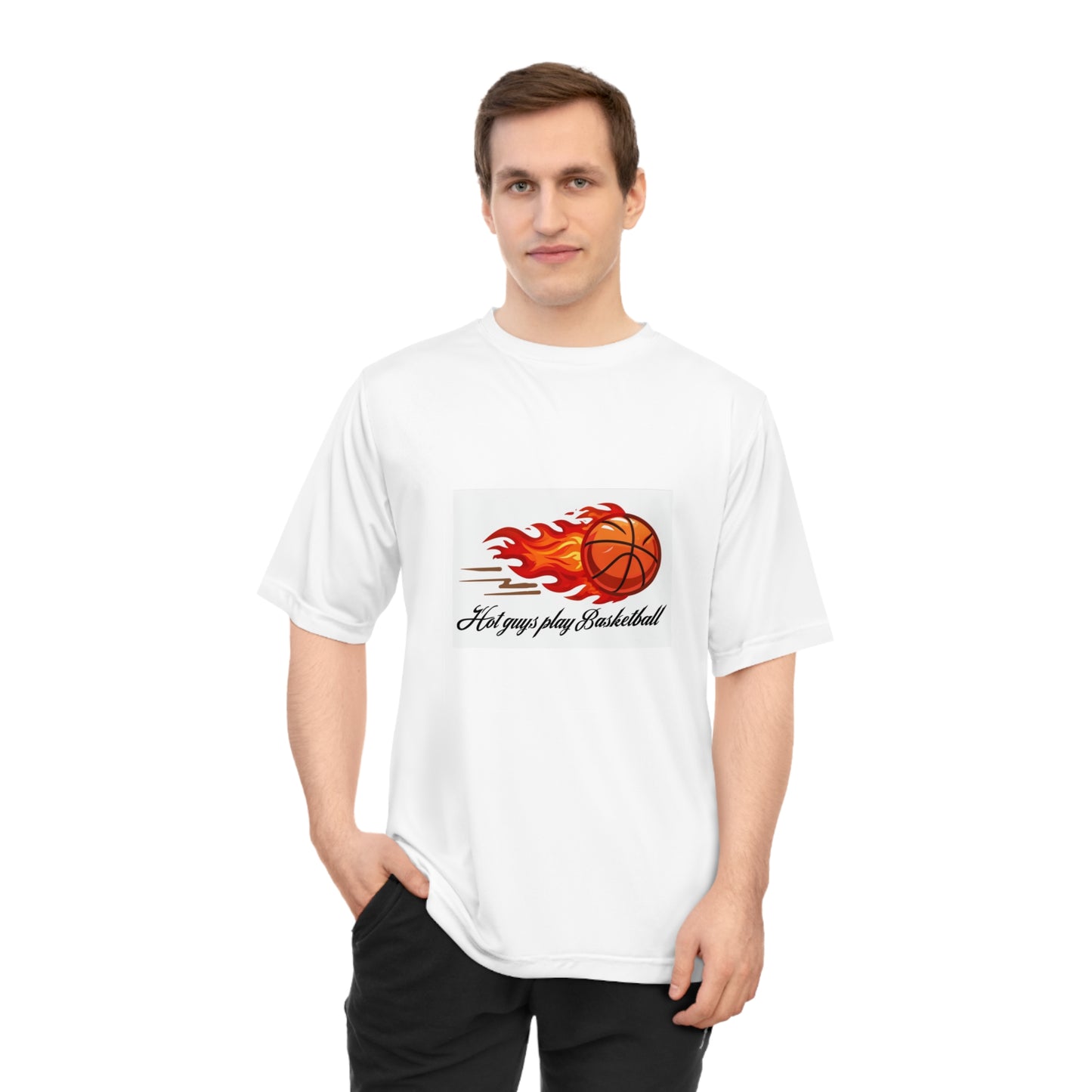 HOT GUYS PLAY BASKETBALL - MEN's BASKETBALL JERSEY